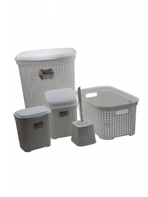 Petek 5 Li Banyo Çeyiz Seti Royaleks-MRD307-Dv