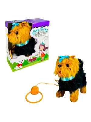 ® PFT-B267 PELUŞ TASMALI YÜRÜYEN KÖPEK MAVİ -VRD