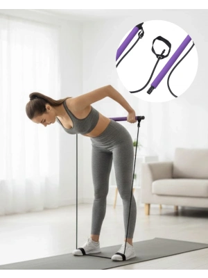 ® Pilates Bar Direnç Aleti Duruş Geliştirici ve Kas Güçlendirici
