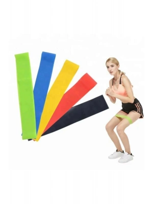 Pilates Direnç Lastiği Seti 5 Adet
