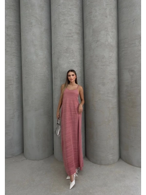 Piliseli uzun elbise