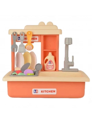 Pilli İnteraktif Lavabo Seti Somon