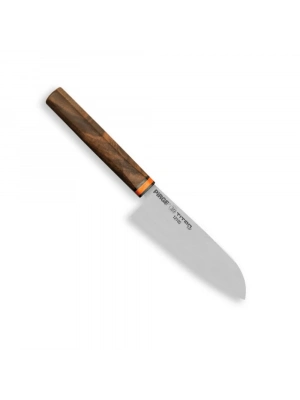 Pirge 12105 Titan East Santoku Şef Bıçağı 16 Cm - Ceviz Sap