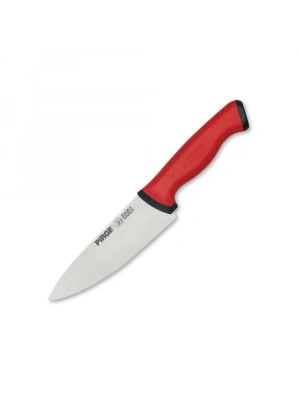 Pirge 34159 Duo Şef Bıçağı 16 Cm - Kırmızı Kaymaz Sap