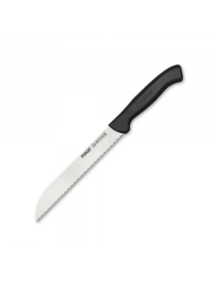 Pirge 38024 Ecco Pro Ekmek Bıçağı 17,5 Cm - Siyah