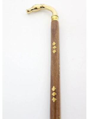 Pirinç At Büstü Baston Model 2