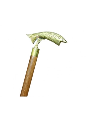 Pirinç Balık Tasarımı Baston