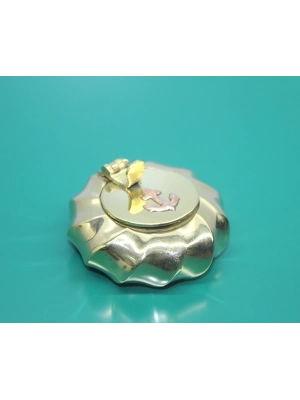 Pirinç Çapalı Kapaklı Küllük 6 Cm