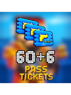 Pixel Gun 3D 66 (60+6) Pixel Pass Tickets