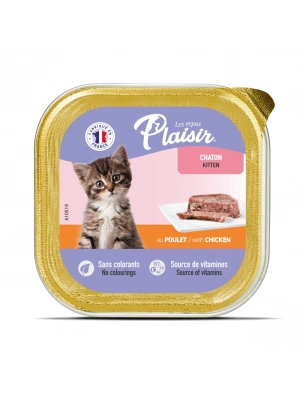 Plaisir Kitten Tavuk Etli Pate Yavru Kedi Yaş Maması 100 Gr