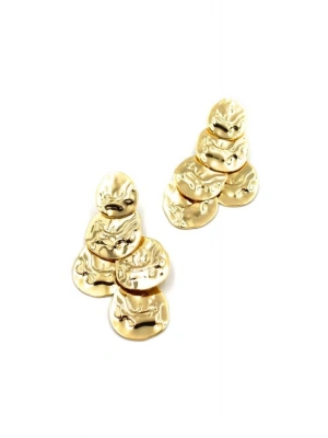 Plaka Küpe - Altın