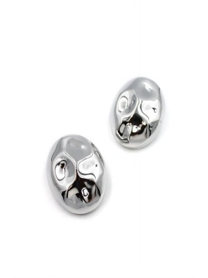 Plaka Küpe - Gümüş