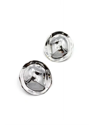 Plaka Küpe - Gümüş