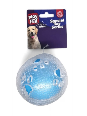Playfull Kauçuk Sesli Top Köpek Oyuncağı 7,5 Cm