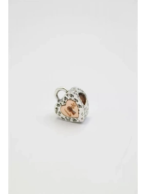 Pn Bileklik Kalp Charm - Gümüş