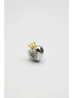 Pn Bileklik Kalp Charm - Gümüş
