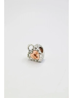 Pn Bileklik Kalp Charm - Gümüş