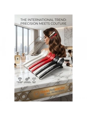 Polimer Kuaför Saç Klips Seti 6lı Absolute Profesyonel 722997