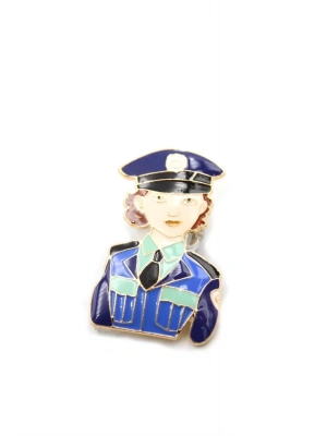 Polis Broş - Mavi