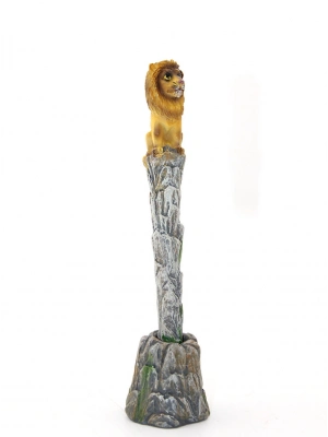 Polyester Aslan Figürlü Tükenmez Kalem