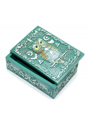 Polyester Baykuş Tasarımı Kutu Alk2364