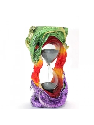 Polyester Dragon Tasarımlı Kum Saati Model 1