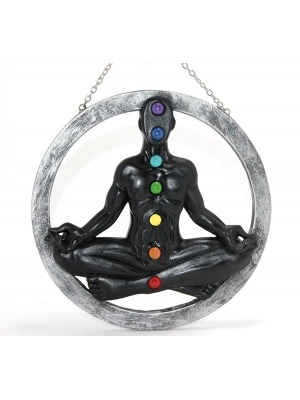 Polyester Duvara Asmalı 7 Chakra Pano Alk2347