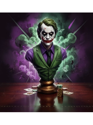 Polyester Joker Figür