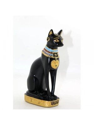 Polyester Mısır Kedisi Figürü