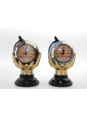 Polyester Saatli Dünya Küre Alk2831