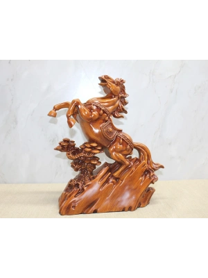 Polyester Şahlanmış At Figürü