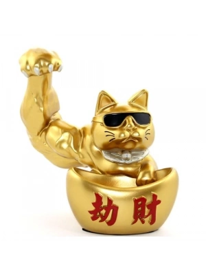 Polyester Şanslı Kedi Figürü Model 1