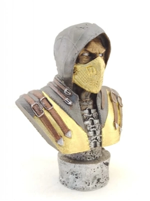 Polyester Scorpion Büst Küçük Boy