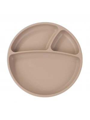 Porsiyon Vakum Tabanlı Silikon Tabak Bubble Beige