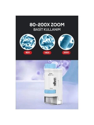 Portatif Mini Mikroskop
