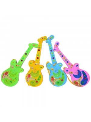 Poşette Türkçe Sesli Müzikli Gitar Oyuncak