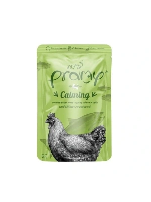 Pramy Jöle İçinde Somonlu ve Tavuklu Pouch Yetişkin Konserve Kedi Maması 1 Adet 70 Gr