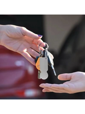 Pratik Alışveriş Arabası Anahtarlığı