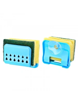 ®  Pratik Mutfak Lavabo Vantuzlu Bulaşık Süngeri Askısı Aparatı