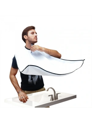 Pratik Sakal Kesme Örtüsü - Beyaz