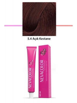 Premium 5.4 Açık Kestane - Kalıcı Krem Saç Boyası 50 g Tüp
