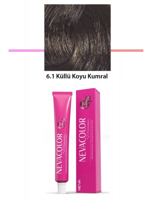 Premium 6.1 Küllü Koyu Kumral - Kalıcı Krem Saç Boyası 50 g Tüp