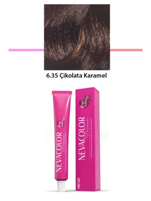 Premium 6.35 Çikolata Karamel - Kalıcı Krem Saç Boyası 50 g Tüp
