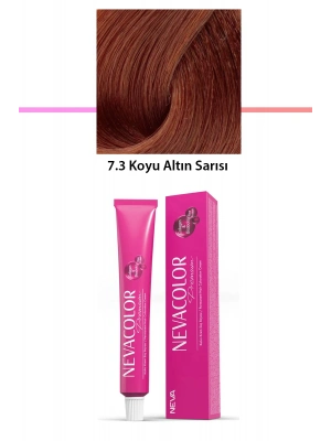 Premium 7.3 Koyu Altın Sarısı - Kalıcı Krem Saç Boyası 50 g Tüp