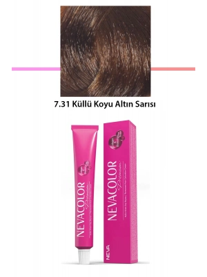 Premium 7.31 Küllü Koyu Altın Sarısı - Kalıcı Krem Saç Boyası 50 g Tüp