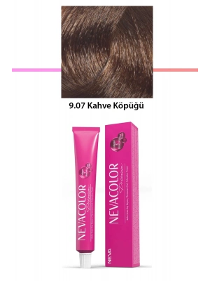 Premium 9.07 Kahve Köpüğü - Kalıcı Krem Saç Boyası 50 g Tüp