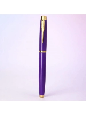 Premium Mor Metal Roller Kalem