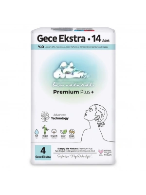 Premium Plus Gece Ekstra Ped 14 Adet