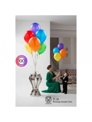 ® Premium Serisi 35 cm Mat Lateks Balon Seti – 100’lü Profesyonel Etkinlik Paketi