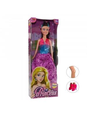 Prenses Bebek 30 cm - 66774 -3 - Mor